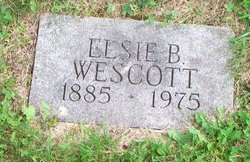 Elsie B <I>Bennett</I> Wescott 