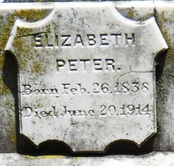 Elizabeth <I>Peter</I> Peter 