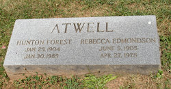 Rebecca <I>Edmondson</I> Atwell 