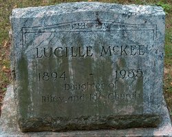 Lucille <I>Church</I> McKee 