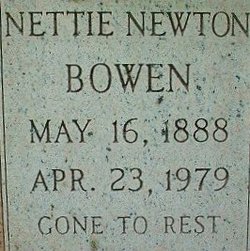 Nettie Newton Bowen 