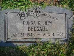 Donna K <I>Chew</I> Bedsaul 