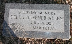Della <I>Huebner</I> Allen 