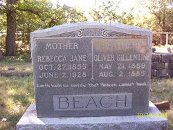 Rebecca Jane <I>Evans</I> Beach 
