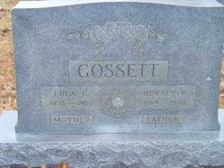 Dorsey B Gossett 