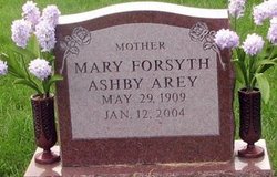 Mary Forsyth <I>Ashby</I> Arey 