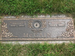 Grace Ann Elizabeth <I>Fisler</I> McCain 
