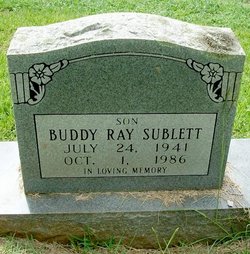 Buddy Ray Sublett 