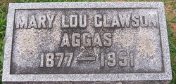 Mary Lou <I>Clawson</I> Aggas 