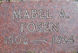 Mabel A Fosen 