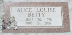 Alice Louise Betty 