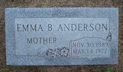 Emma Bertha Augusta <I>Danielson</I> Anderson 