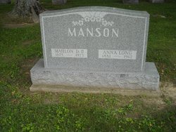 Anna Caroline <I>Long</I> Manson 