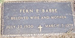Fern Evelyn Babbe 