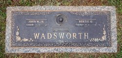 John Wesley “Jack” Wadsworth Jr.