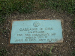 PFC Garland H. Cox 