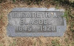 Mrs Elizabeth A. <I>Moller</I> Blasdel 