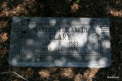 Martha Elizabeth “Betty” <I>Miles</I> Clary 