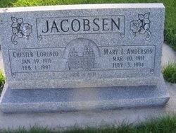 Mary Isabella <I>Anderson</I> Jacobsen 