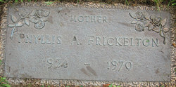 Phyllis <I>Hughes</I> Frickelton 