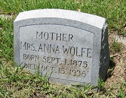 Anna <I>Volce</I> Wolfe 
