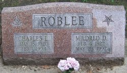 Mildred Irene “Millie” <I>Davis</I> Roblee 