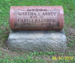 Martha L. <I>Abbey</I> Rathbun 