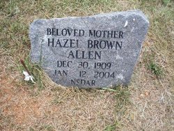 Hazel <I>Brown</I> Allen 