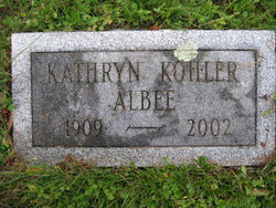 Kathryn <I>Kohler</I> Albee 