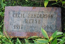 Cecil Henderson Reese 