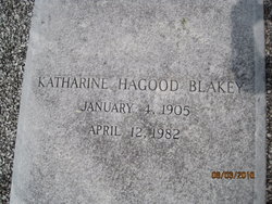 Katharine <I>Hagood</I> Blakey 