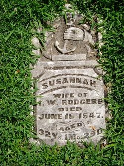 Susannah <I>Porter</I> Rodgers 