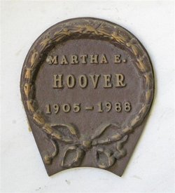 Martha Ernestine <I>Gerberich</I> Hoover 