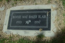 Bonnie Mae <I>Baker</I> Blair 