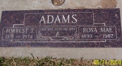 Rosa Mae <I>Auten</I> Adams 