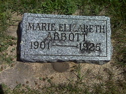 Marie Elizabeth <I>Johnson</I> Abbott 