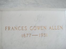 Frances <I>Gowen</I> Allen 