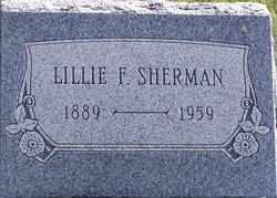 Lillian F “Lillie” <I>Bradford</I> Sherman 