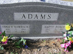 Edna E <I>Hammack</I> Adams 