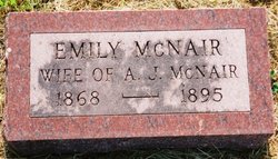 Emily E. <I>Woodmancy</I> McNair 