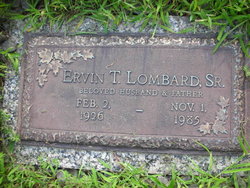 Ervin T Lombard Sr.