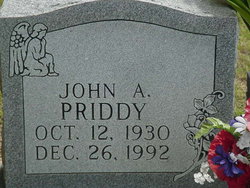 John A Priddy 