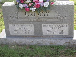 Bessie Frances <I>Carter</I> Beasley Creasy 
