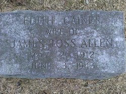 Edith <I>Caines</I> Allen 