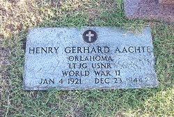 LTJG Henry Gerhard Aachte Jr.