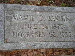 Mamie D. <I>Wiginton</I> Bardin 