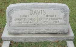 Pattie <I>Edwards</I> Davis 