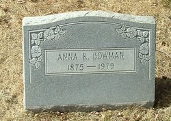 Anna K Bowman 