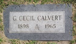 G Cecil Calvert 