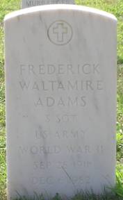 Frederick Waltamire “Walt” Adams 